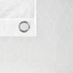 Set 2 cortinas velo estampado trama 140x240 cm con ojetillos