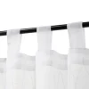 Set 2 cortinas velo estampado y presillas 140x240 cm