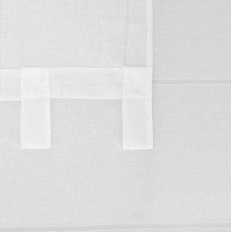 Set 2 cortinas velo tipo lino con presillas 140x240 cm