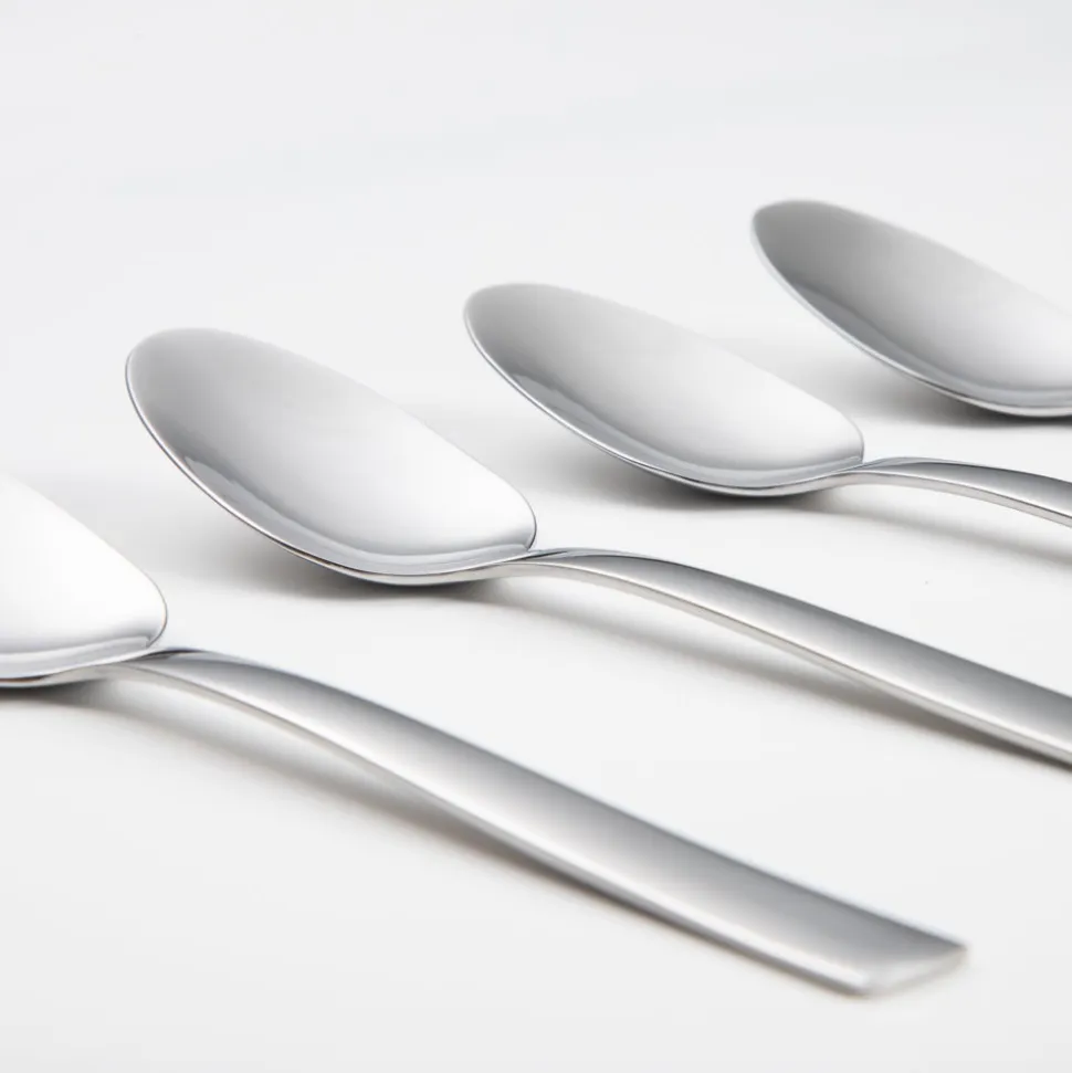 Set 4 cucharitas para té de acero inoxidable