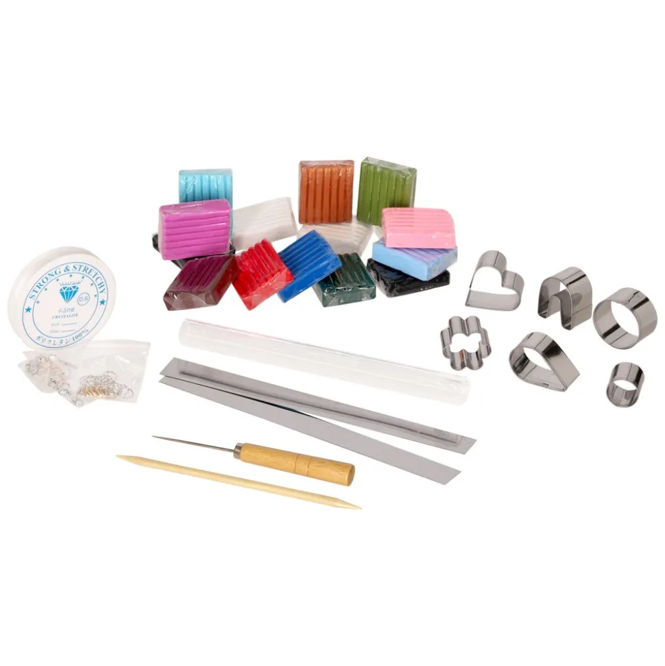 Set de arcilla polimérica para hacer accesorios