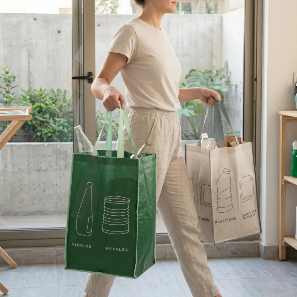 Set de 2 bolsas para reciclaje