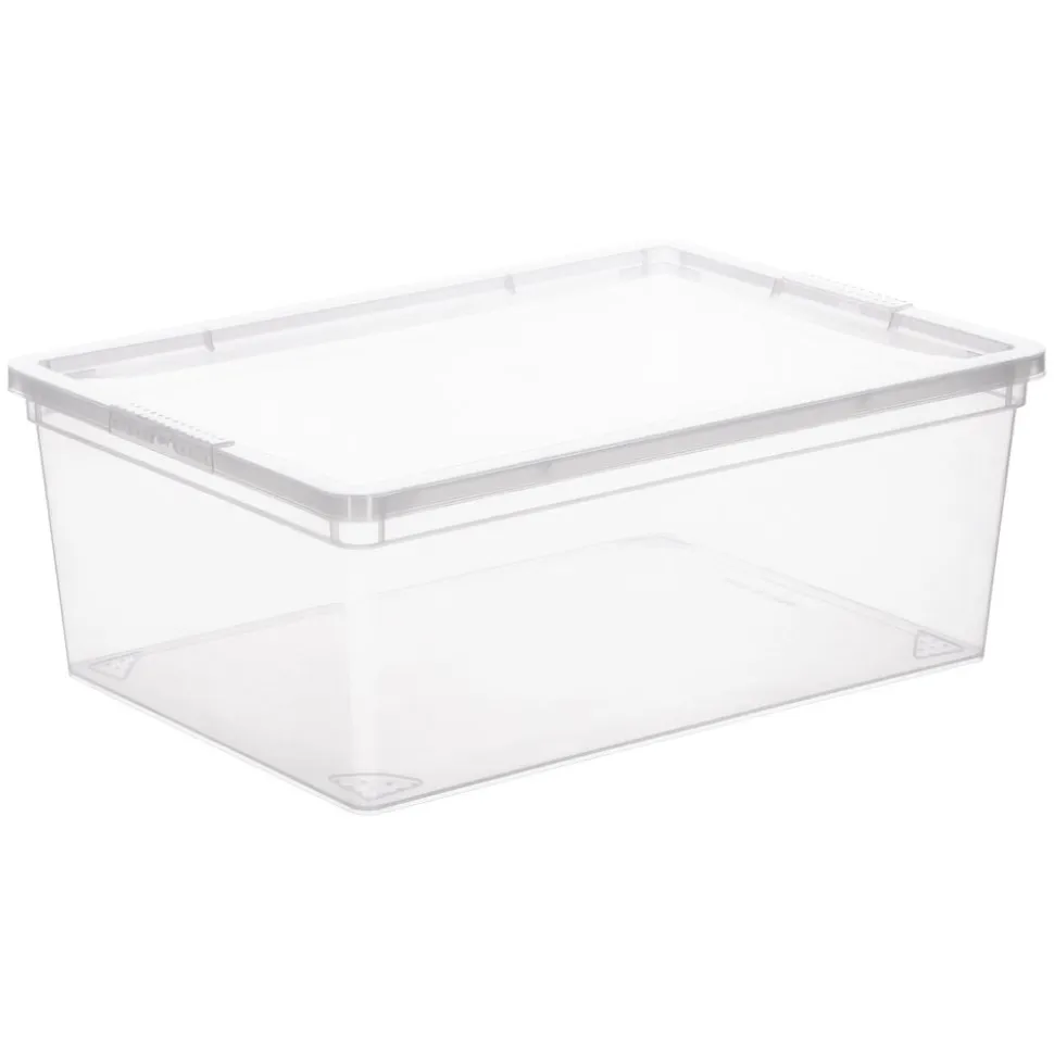Set de 2 cajas de plástico 6 Litros 34x19x12 cm