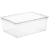 Set de 2 cajas de plástico 10.5 Litros 36,5x26x14 cm
