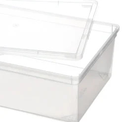 Set de 2 cajas de plástico 10.5 Litros 36,5x26x14 cm