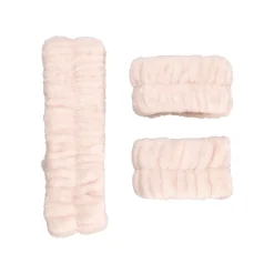 Set de cintillo y muñequera para skin care