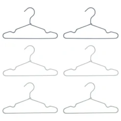 Set de 6 colgadores para ropa infantil