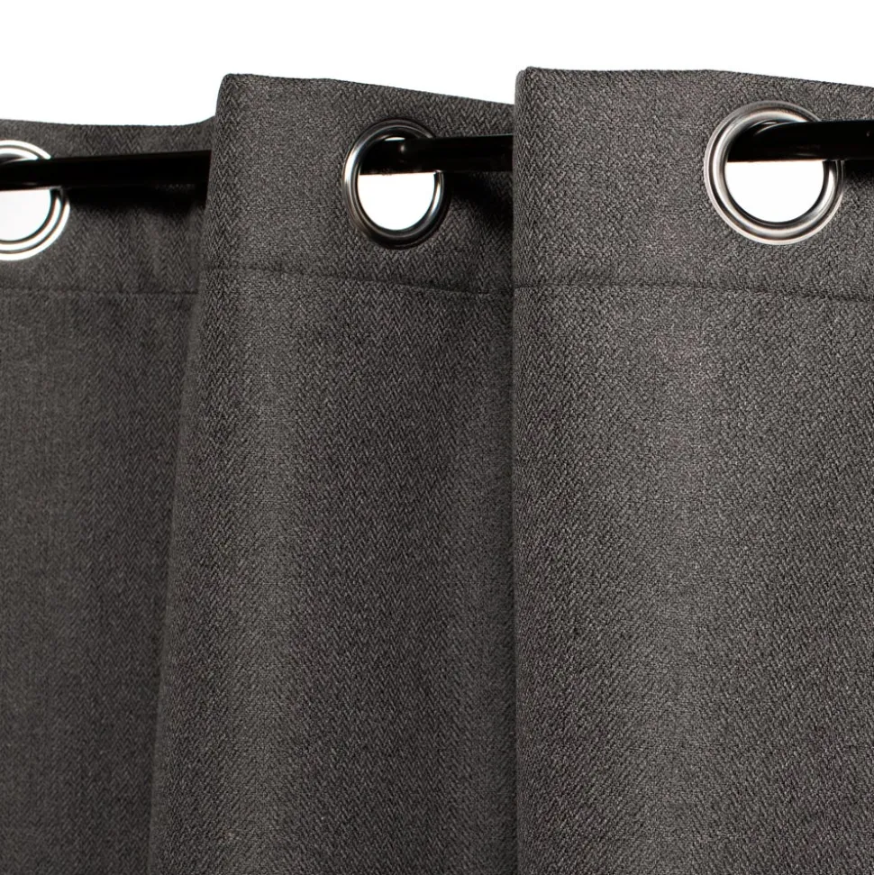 Set de 2 cortinas blackout TPU con ojetillos 140x240 cm
