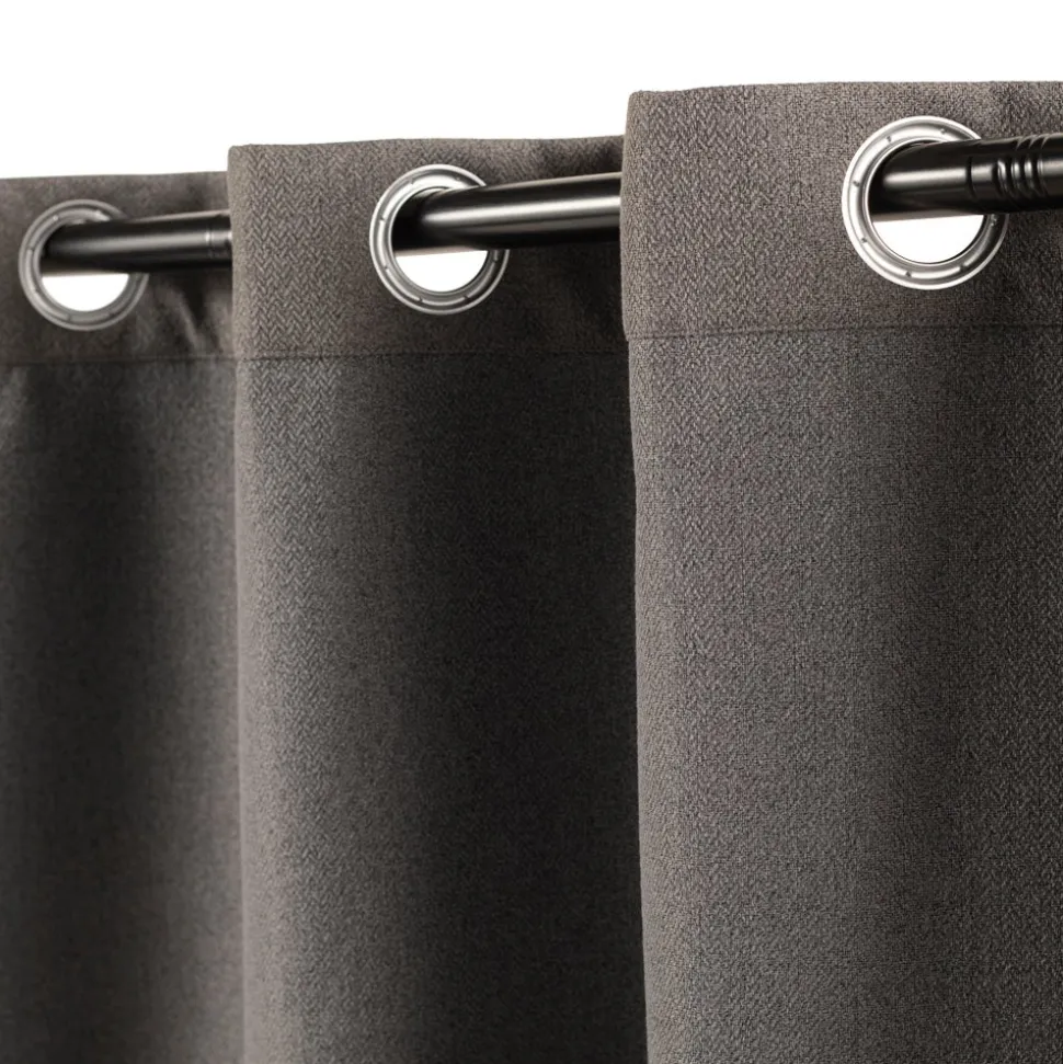 Set de 2 cortinas blackout TPU con ojetillos 140x240 cm