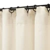 Set de 2 cortinas terciopelo con gancho
