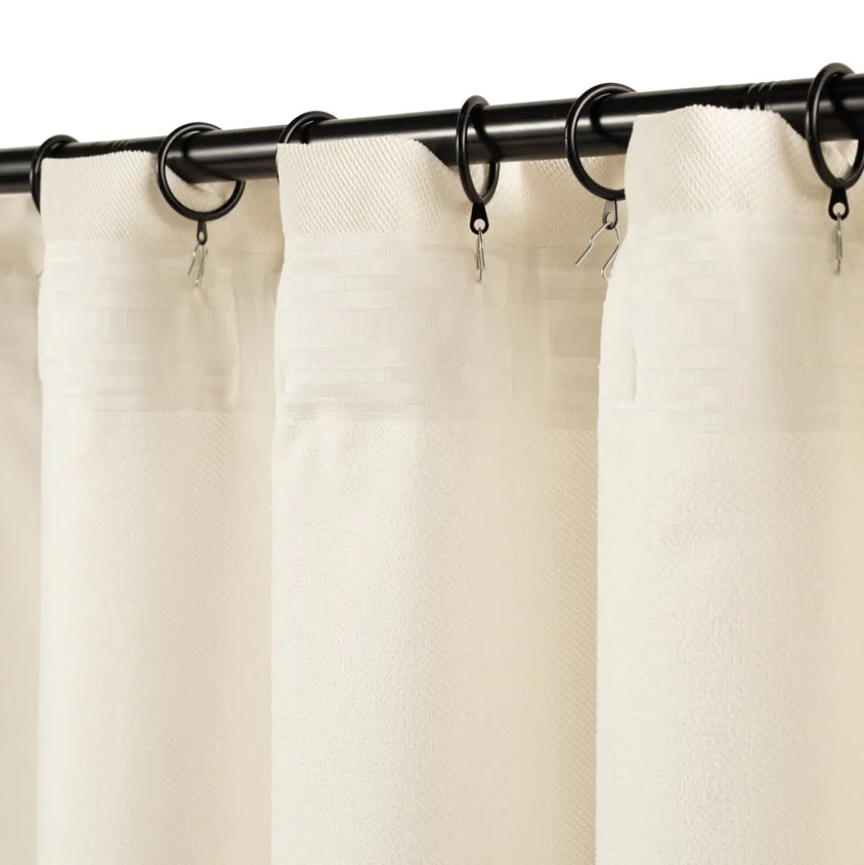 Set de 2 cortinas terciopelo con gancho