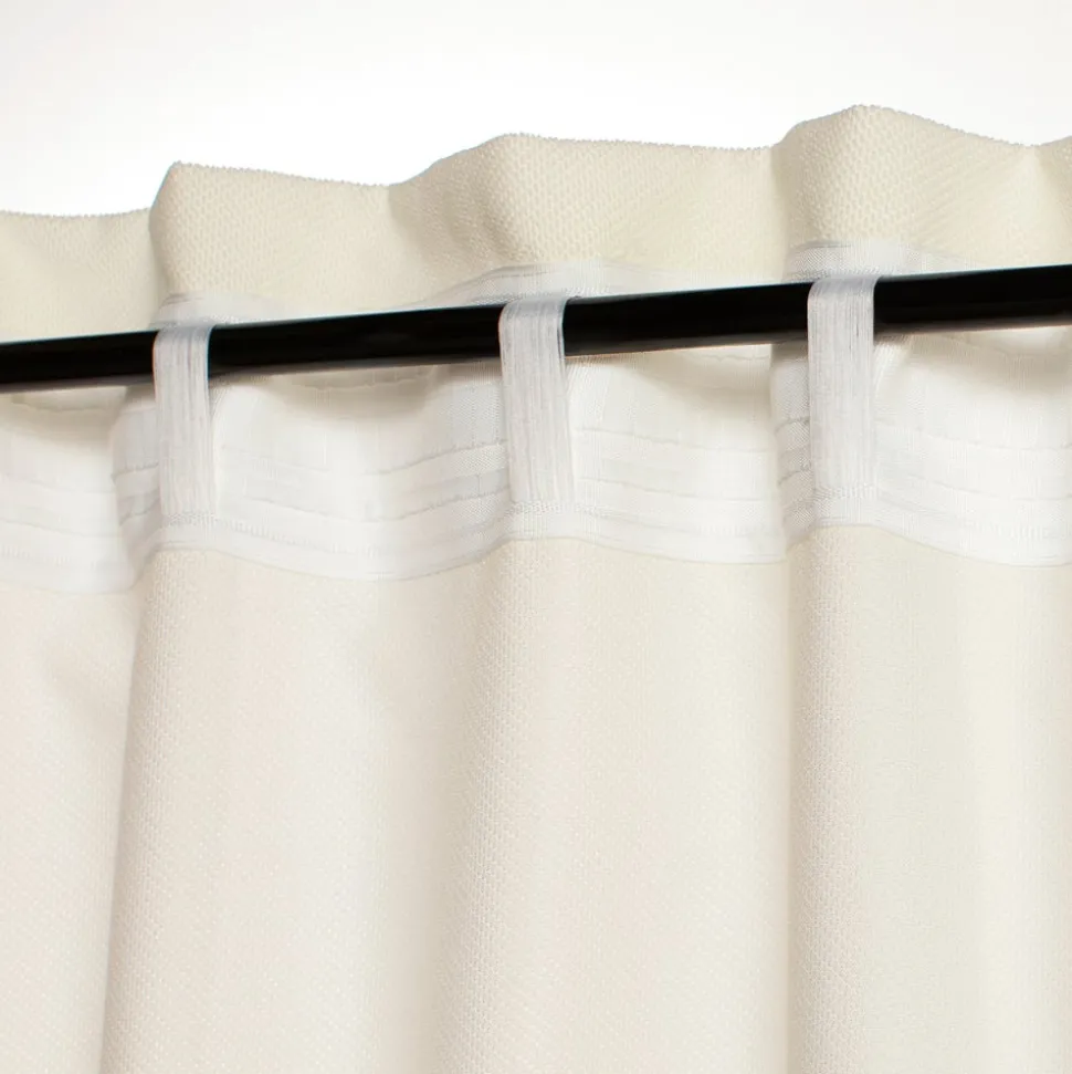 Set de 2 cortinas terciopelo con gancho
