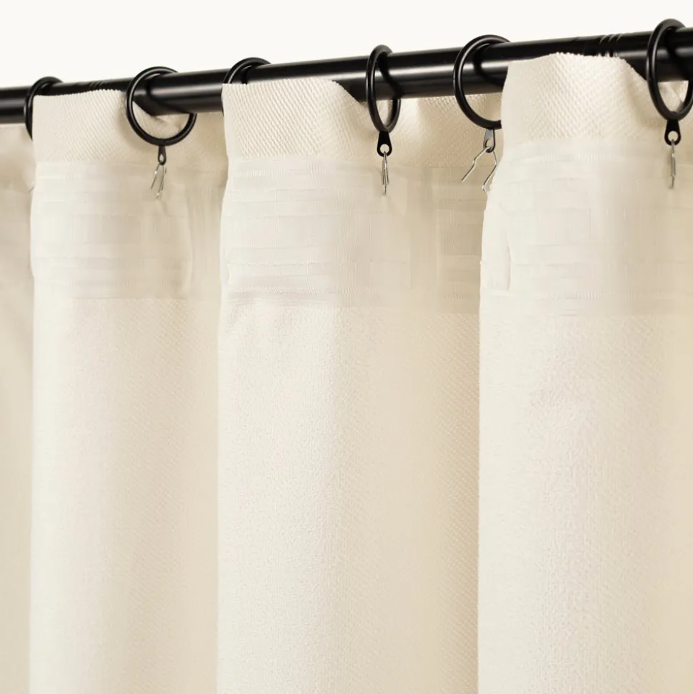 Set de 2 cortinas terciopelo con gancho