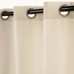 Set de 2 cortinas terciopelo con ojetillos 140x240 cm
