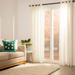 Set de 2 cortinas terciopelo con ojetillos 140x240 cm