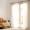 Set de 2 cortinas velo linoso con presillas 140x240 cm