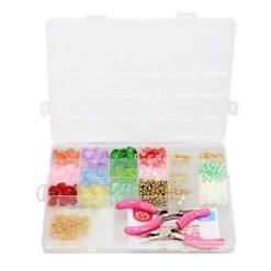 Set de creación con bisutería de flores