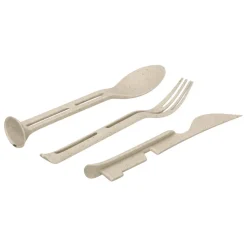 Set de 3 cubiertos de plástico