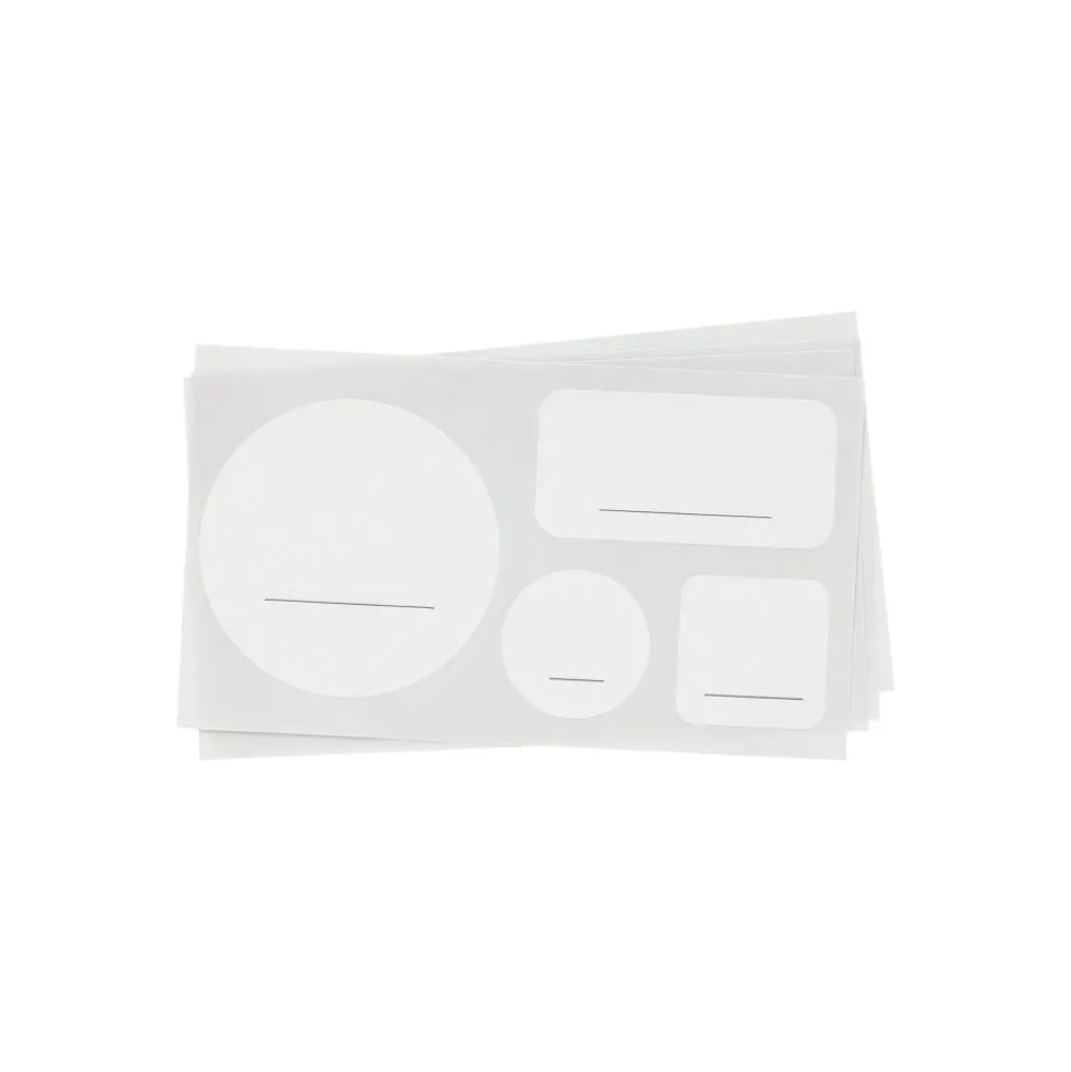 Set de 16 etiquetas de pp