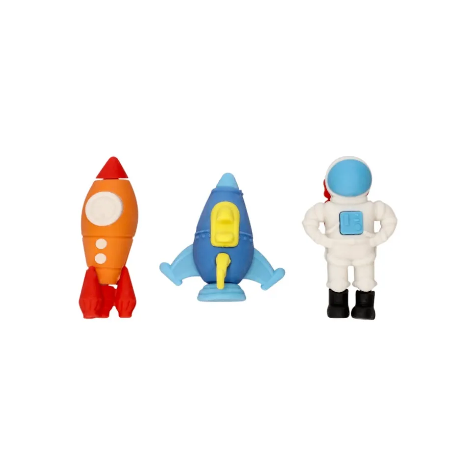 Set de 3 gomas de borrar pequeñas