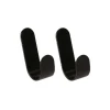 Set de 2 perchas adhesivas de metal