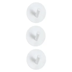 Set de 3 perchas adhesivas de metal