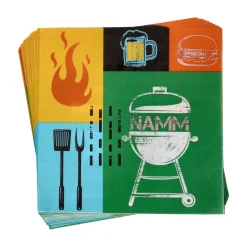 Set de 24 servilletas de papel 16.5x16.5 cm