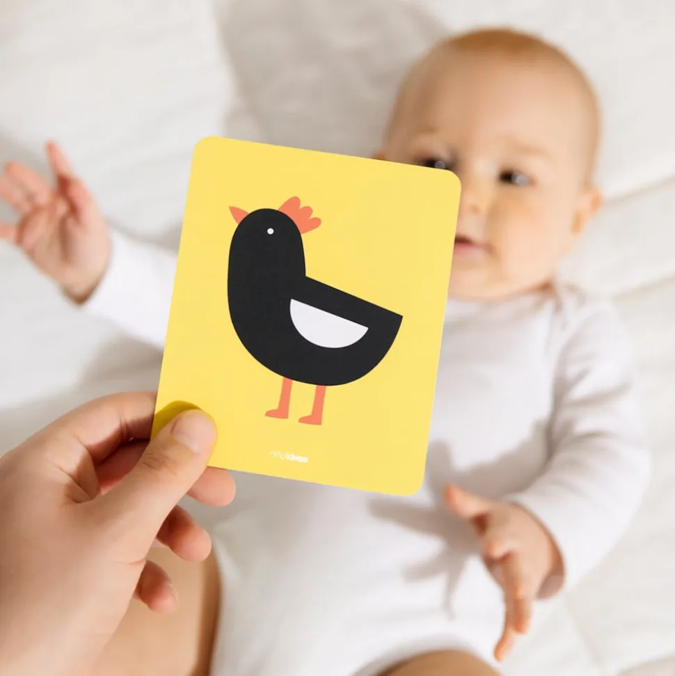Set de tarjetas para estimulación visual infantil