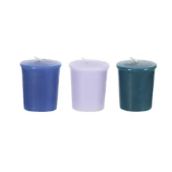 Set de 3 velas votivas aroma jazmín 4,5x4,9 cm
