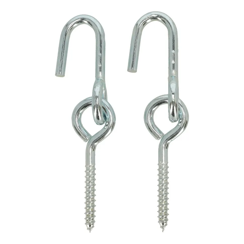 Set 2 ganchos para instalar hamacas 7,7x18 cm