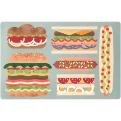 Set 6 individuales con diseño 43x28 cm