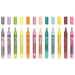 Set 12 marcadores de tinta acrílico
