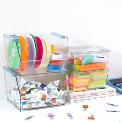 Set 2 organizadores de cajón plásticos 1,2 Litros 17x12,7x8,2 cm