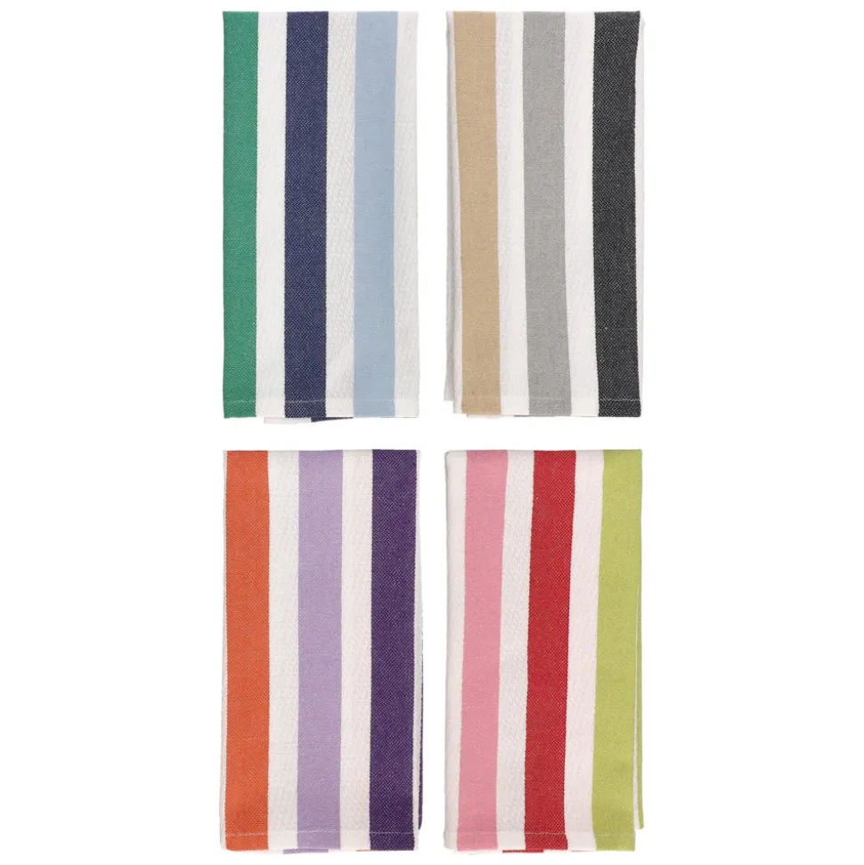 Set 4 paños de cocina algodón 40x60 cm
