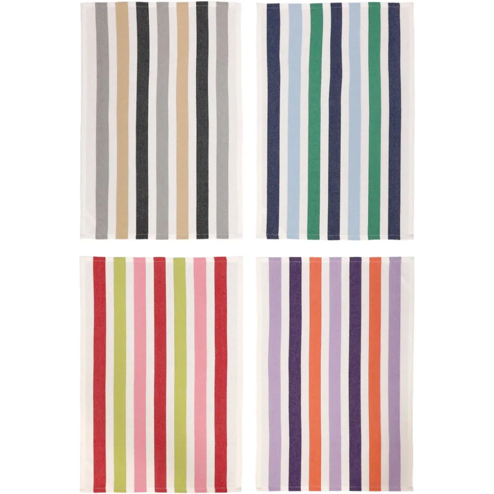 Set 4 paños de cocina algodón 40x60 cm