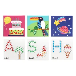 Set para colorear con puntos