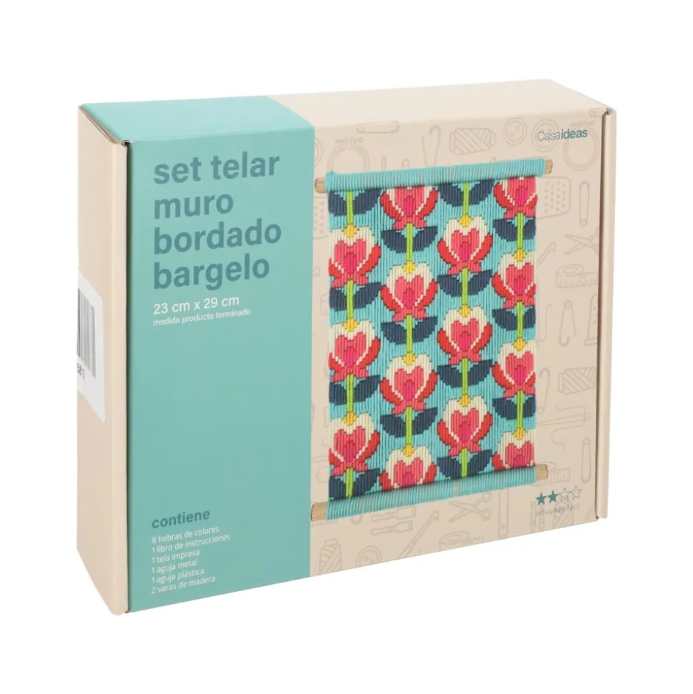 Set para hacer telar bordado 23x29