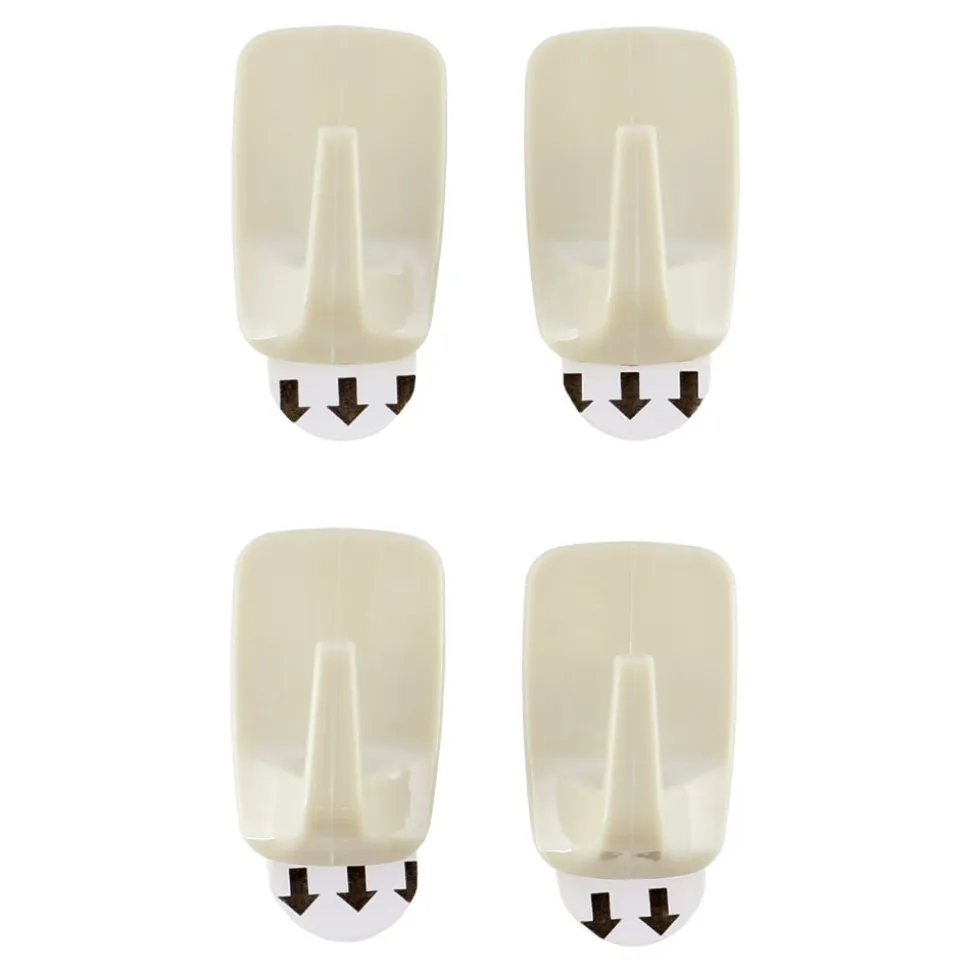 Set 4 perchas adhesivas 0,5 kg