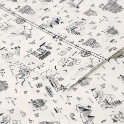 Set sábanas con estampado 144 hilos king