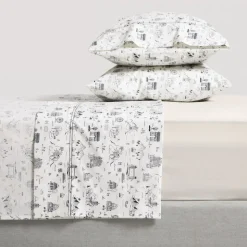Set sábanas con estampado 144 hilos king