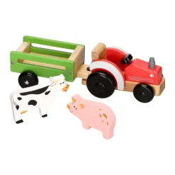 Set tractor de madera