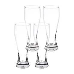 Set 4 Vasos Vidrio Cerveza 420 ml