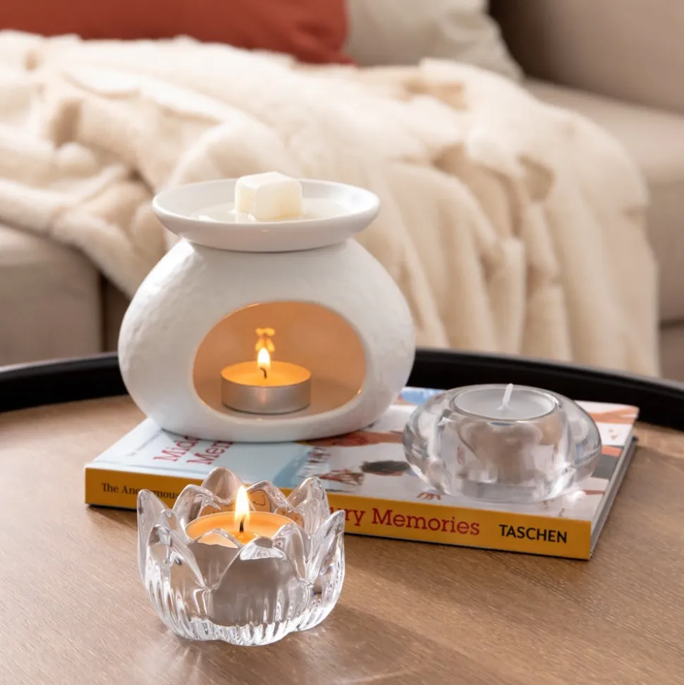 Set 30 velas tealight sal de mar 4x1,5 cm