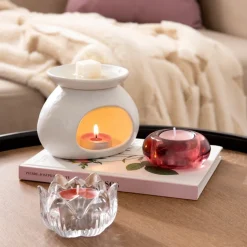 Set 30 velas tealight toronja frambuesa 4x1,5 cm
