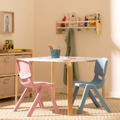 Silla de plástico PP infantil 34x52x36 cm