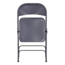 Silla plegable de metal 46,5x45x78 cm