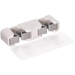 Soporte de pared para escoba multiuso
