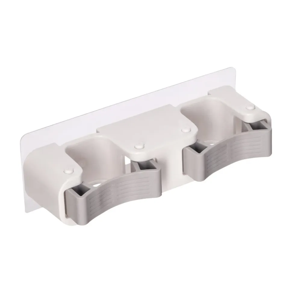 Soporte de pared para escoba multiuso
