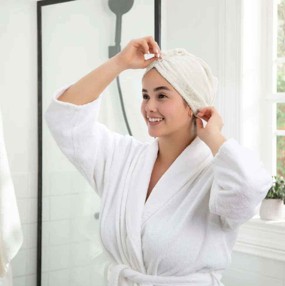 Toalla turbante para el cabello