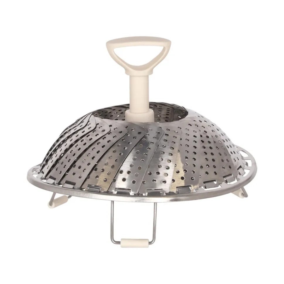 Vaporera plegable de acero inoxidable